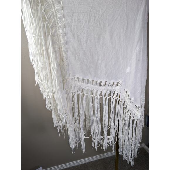 Beach Coverup Fringe Dress - Picture 2 of 4